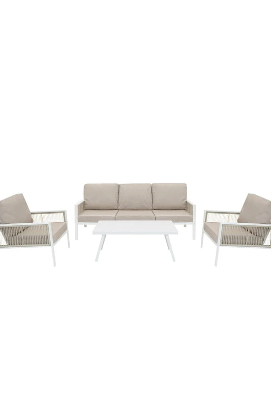  MC437B Aluminium 4 Piece Sofa Set