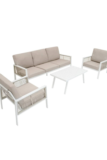  MC437B Aluminium 4 Piece Sofa Set