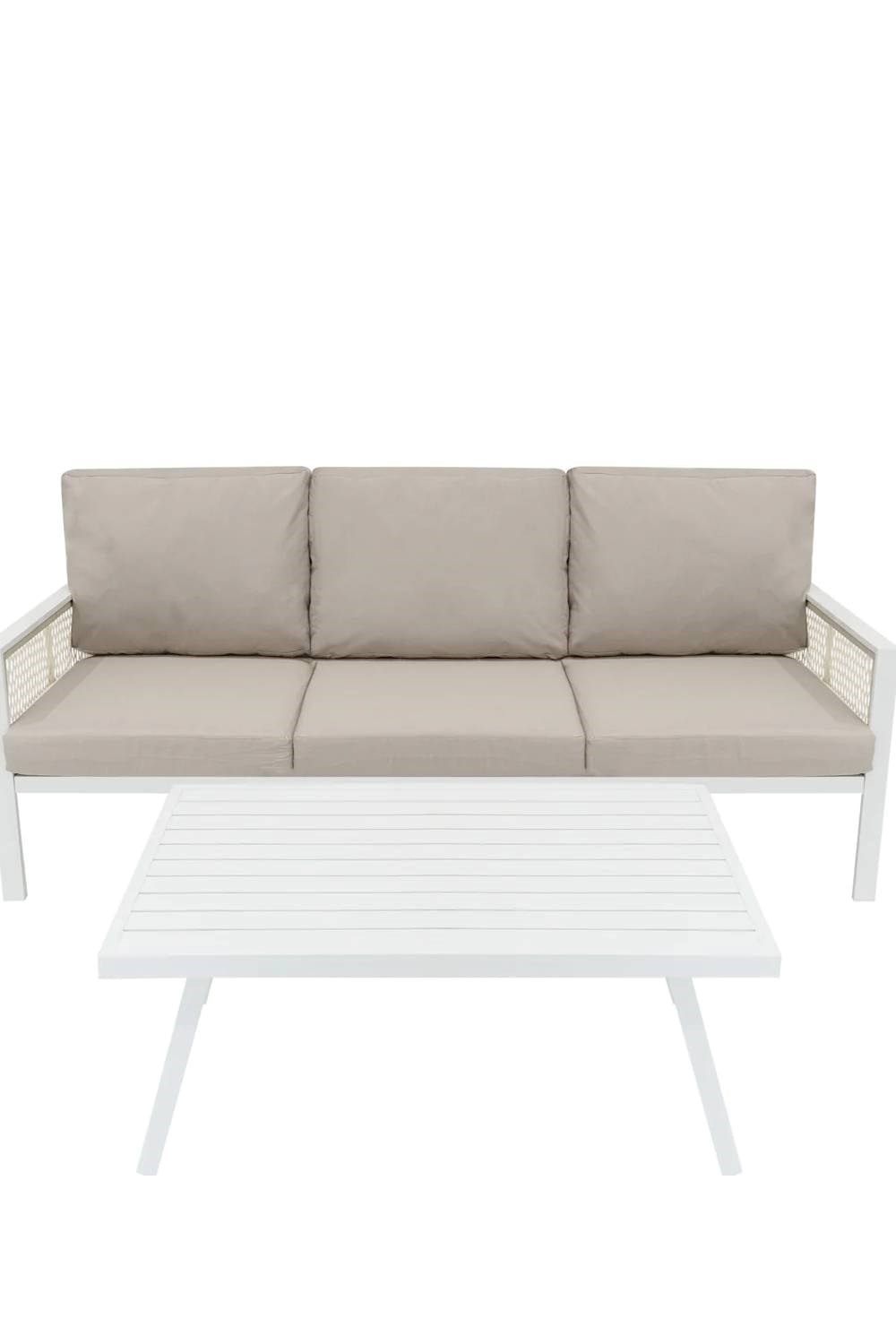  MC437B Aluminium 4 Piece Sofa Set