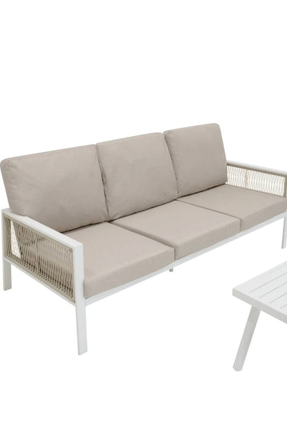  MC437B Aluminium 4 Piece Sofa Set