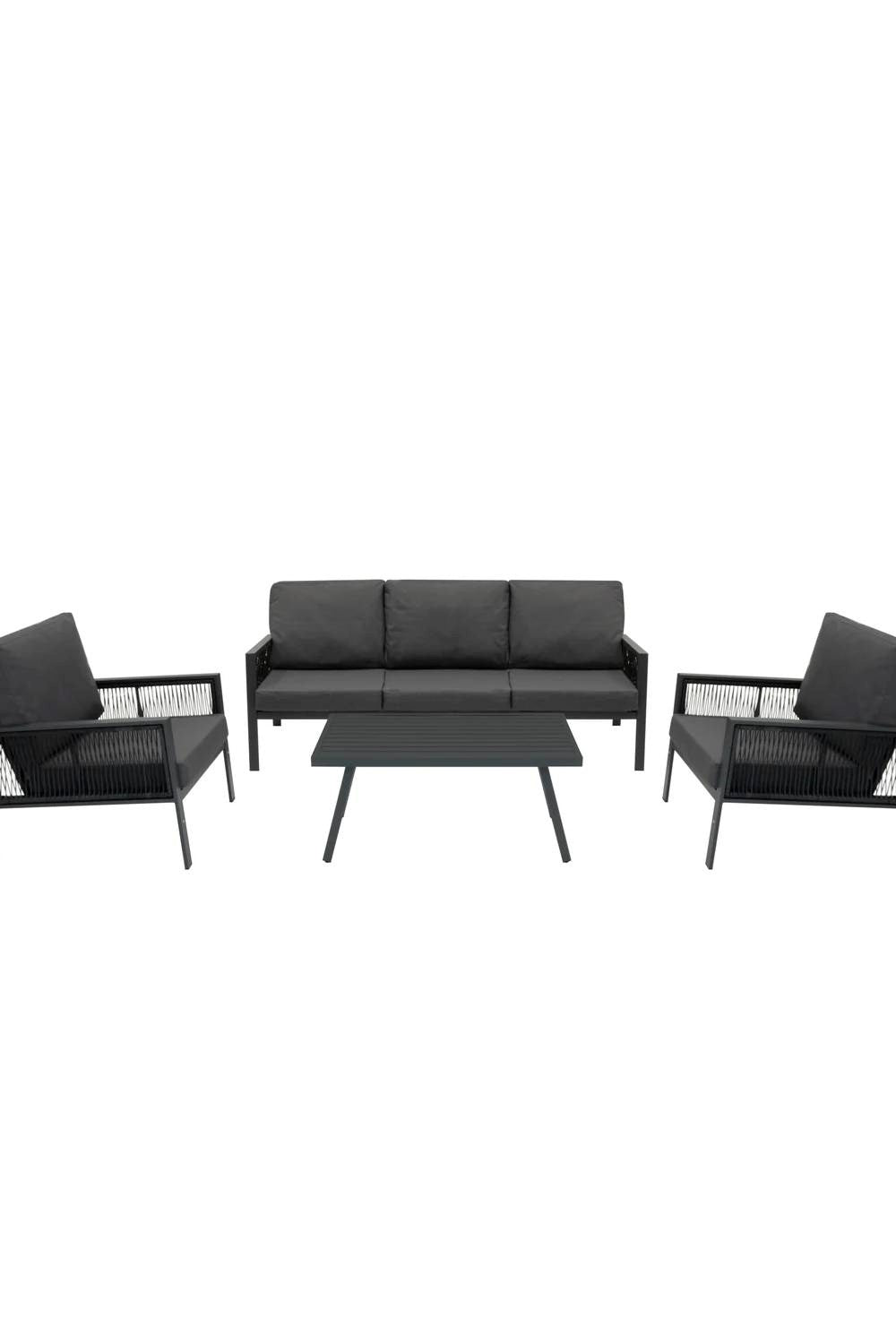  MC437B Aluminium 4 Piece Sofa Set