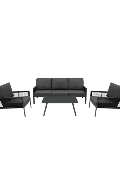  MC437B Aluminium 4 Piece Sofa Set