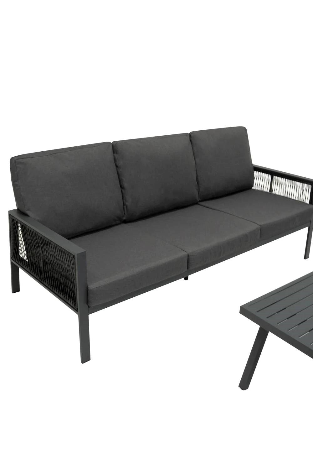  MC437B Aluminium 4 Piece Sofa Set