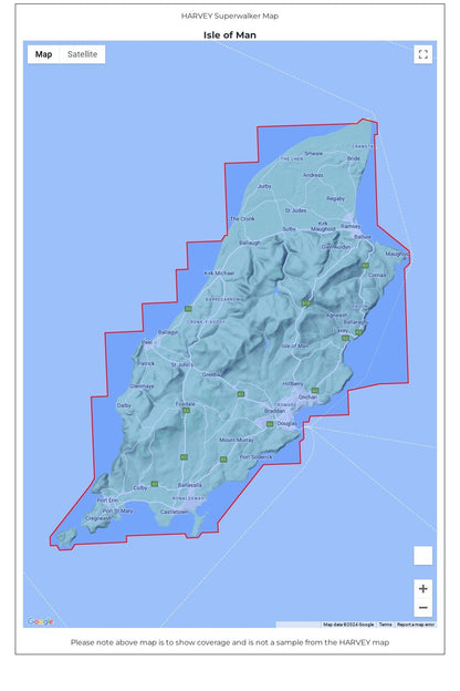  MC4725 Isle Of Man Superwalker Map