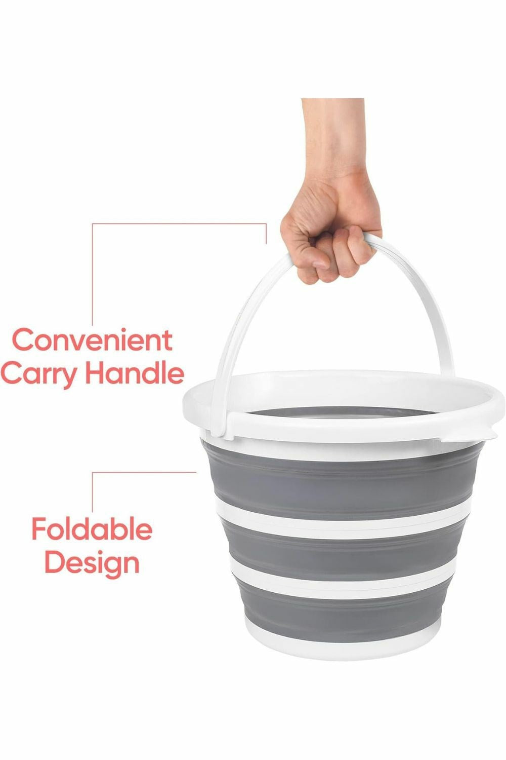  MC5D64 10L Collapsible Folding Bucket