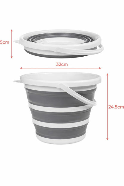  MC5D64 10L Collapsible Folding Bucket