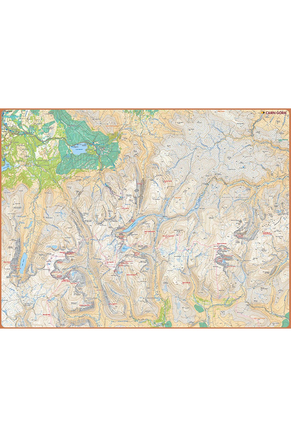  MC5E68 Map Jigsaw Puzzle Cairn Gorm