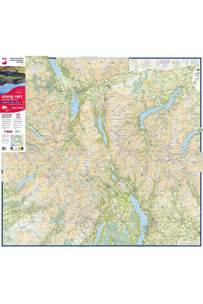  MC66FD Lake District British Mountain Map
