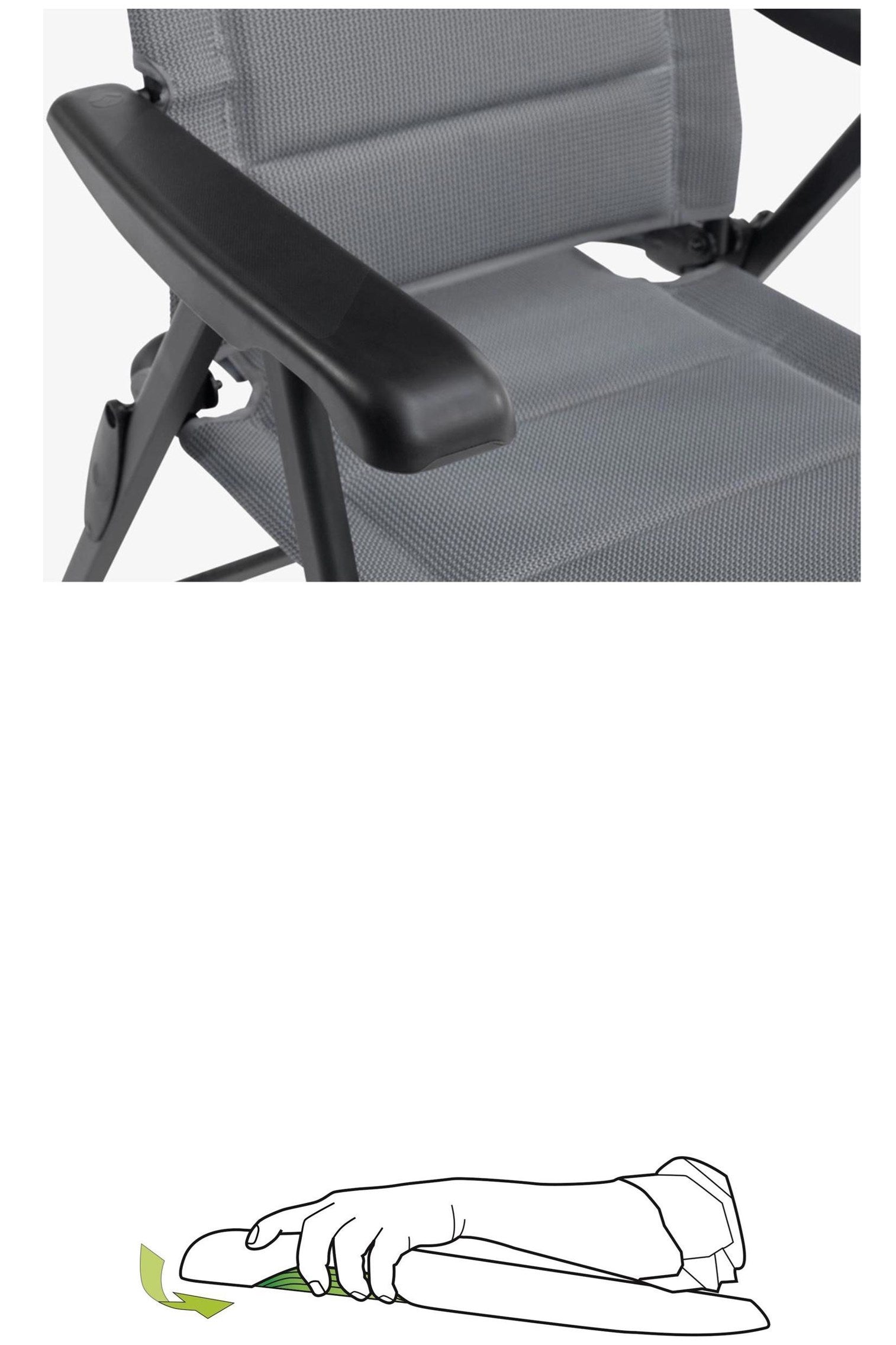 Outwell MC747E Kenai Adjustable Folding Camping Chair
