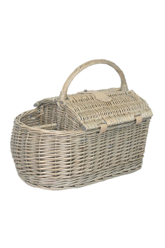  MC915F Wicker 2 Person Boat Picnic Basket