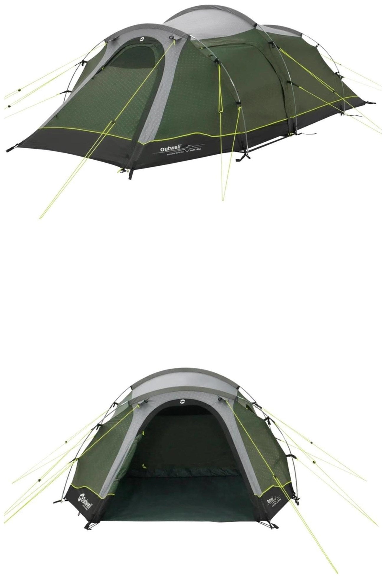 Outwell MC9459 Earth 3 Plus Tunnel Tent (3 Person)