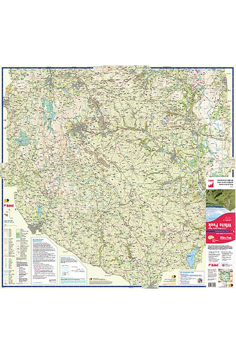  MC99FE White Peak British Mountain Map