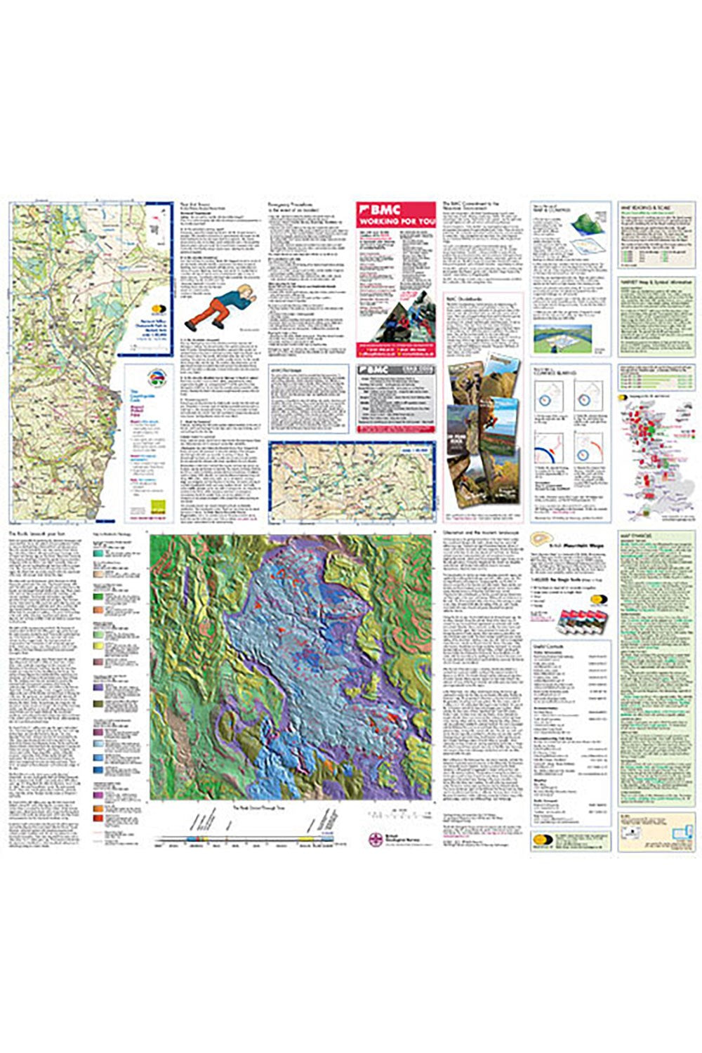  MC99FE White Peak British Mountain Map