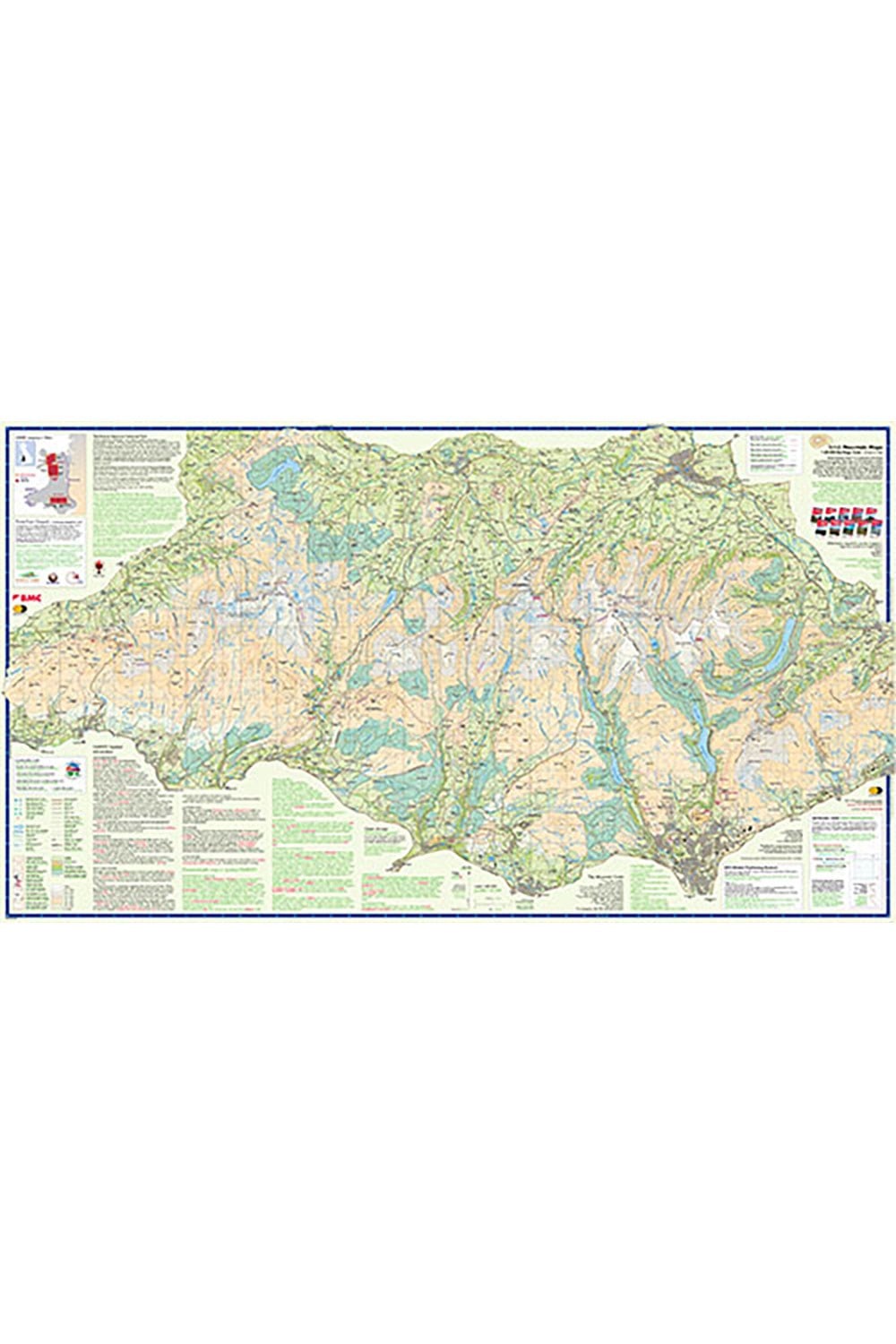 MCA221 Brecon Beacons British Mountain Map