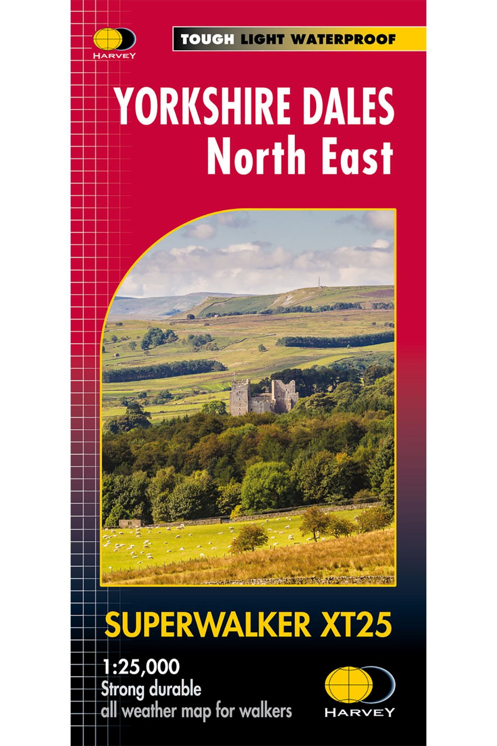  MCCA7C Yorkshire Dales North East Superwalker Map