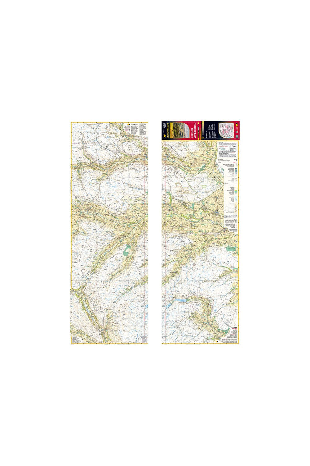  MCCA7C Yorkshire Dales North East Superwalker Map