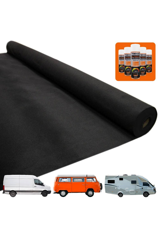  MCDDE2 Campervan Carpet & 5 Adhesive Cans