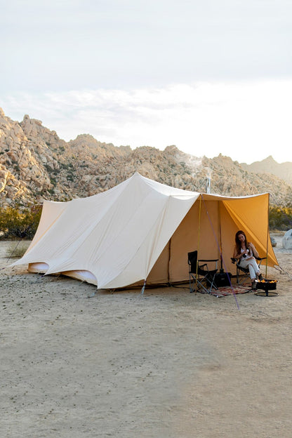  5x4m Tucana Tent Double Door Fire Canvas 320gsm