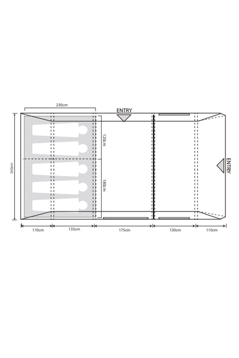  Airedale 5.0S (2021) 5 Man Tent