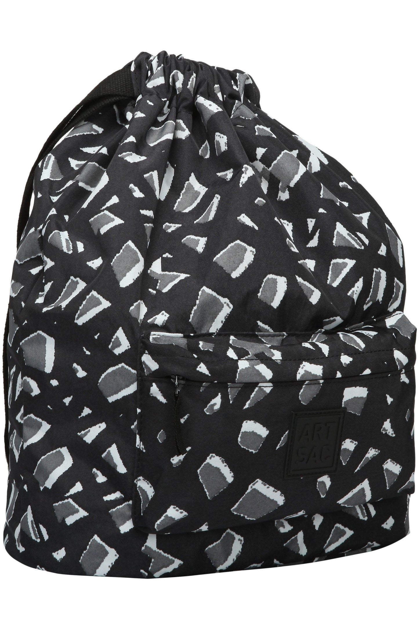  MD041A Tilley Torn Print Drawstring Backpack