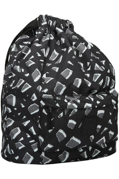  MD041A Tilley Torn Print Drawstring Backpack