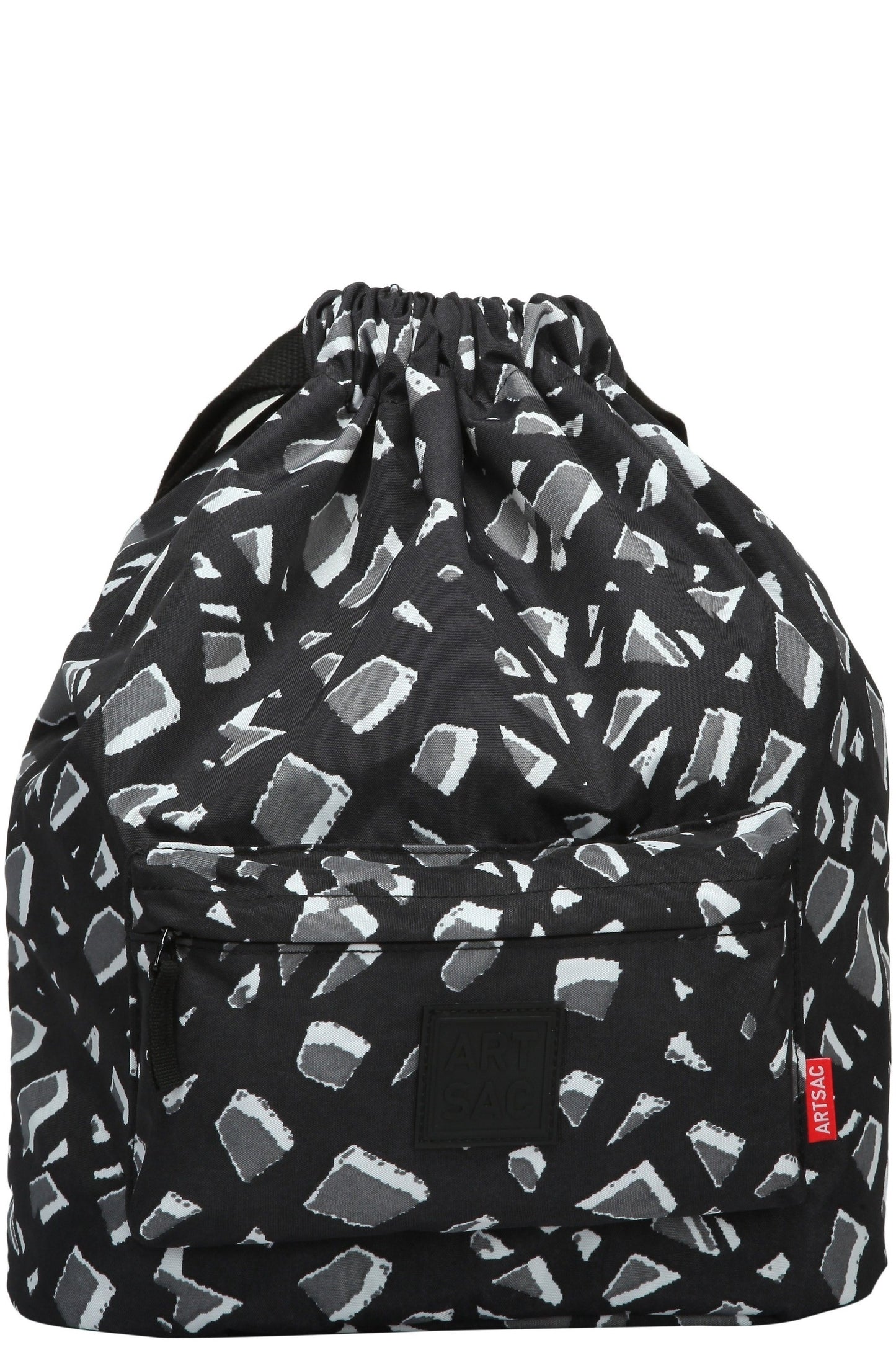  MD041A Tilley Torn Print Drawstring Backpack