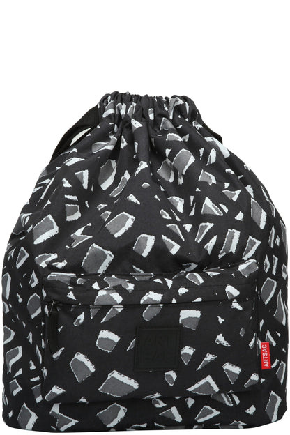  MD041A Tilley Torn Print Drawstring Backpack