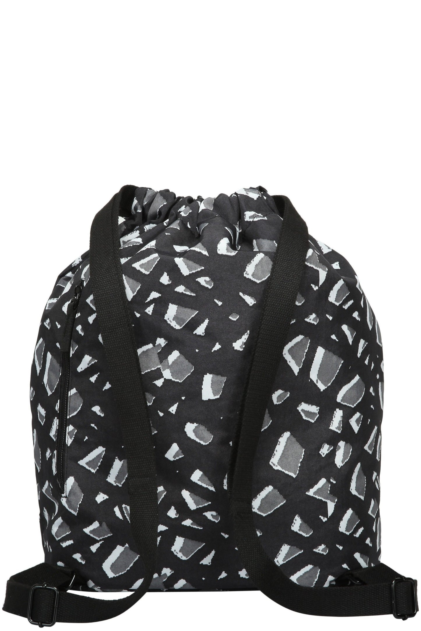  MD041A Tilley Torn Print Drawstring Backpack