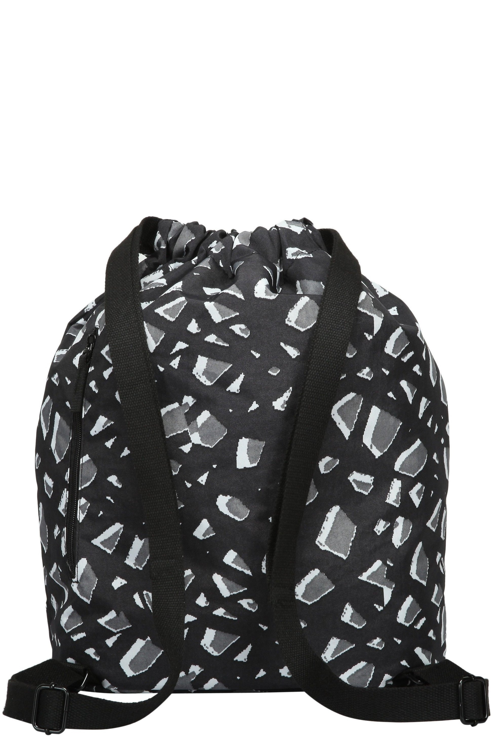  MD041A Tilley Torn Print Drawstring Backpack