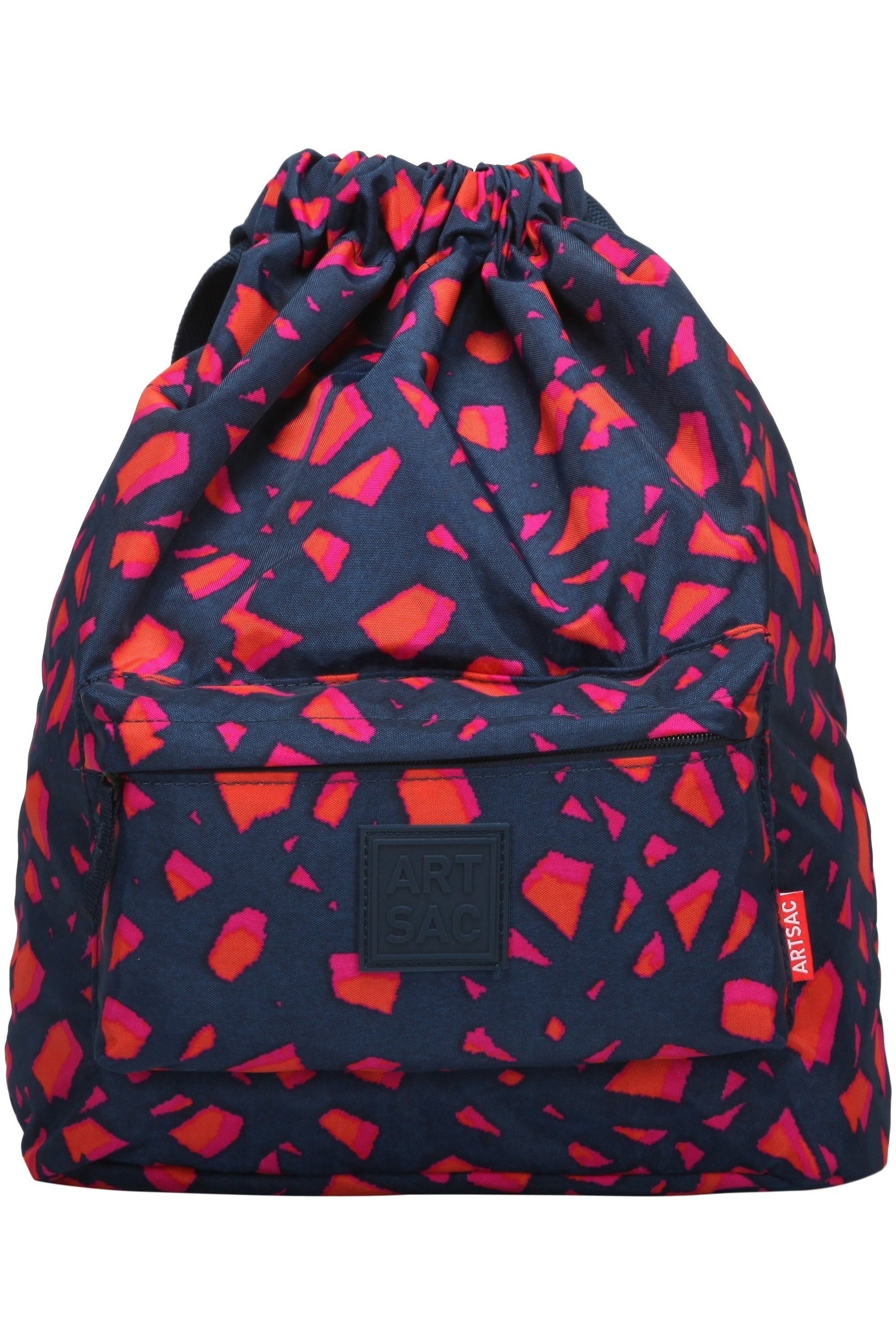  MD041A Tilley Torn Print Drawstring Backpack