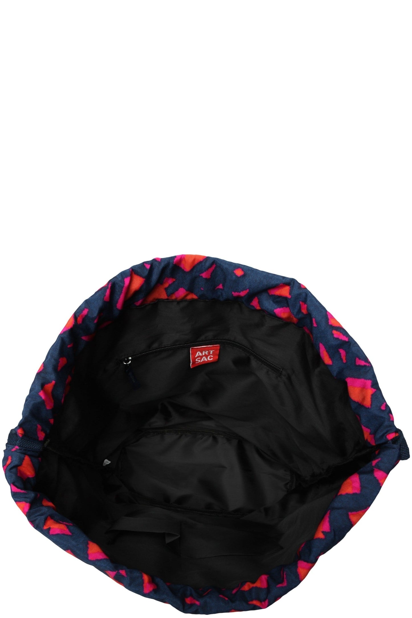  MD041A Tilley Torn Print Drawstring Backpack