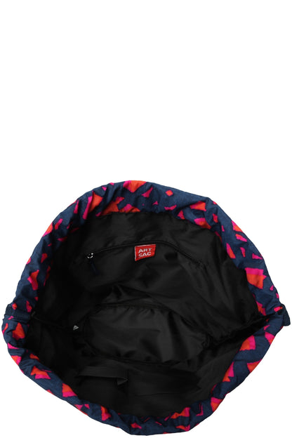  MD041A Tilley Torn Print Drawstring Backpack