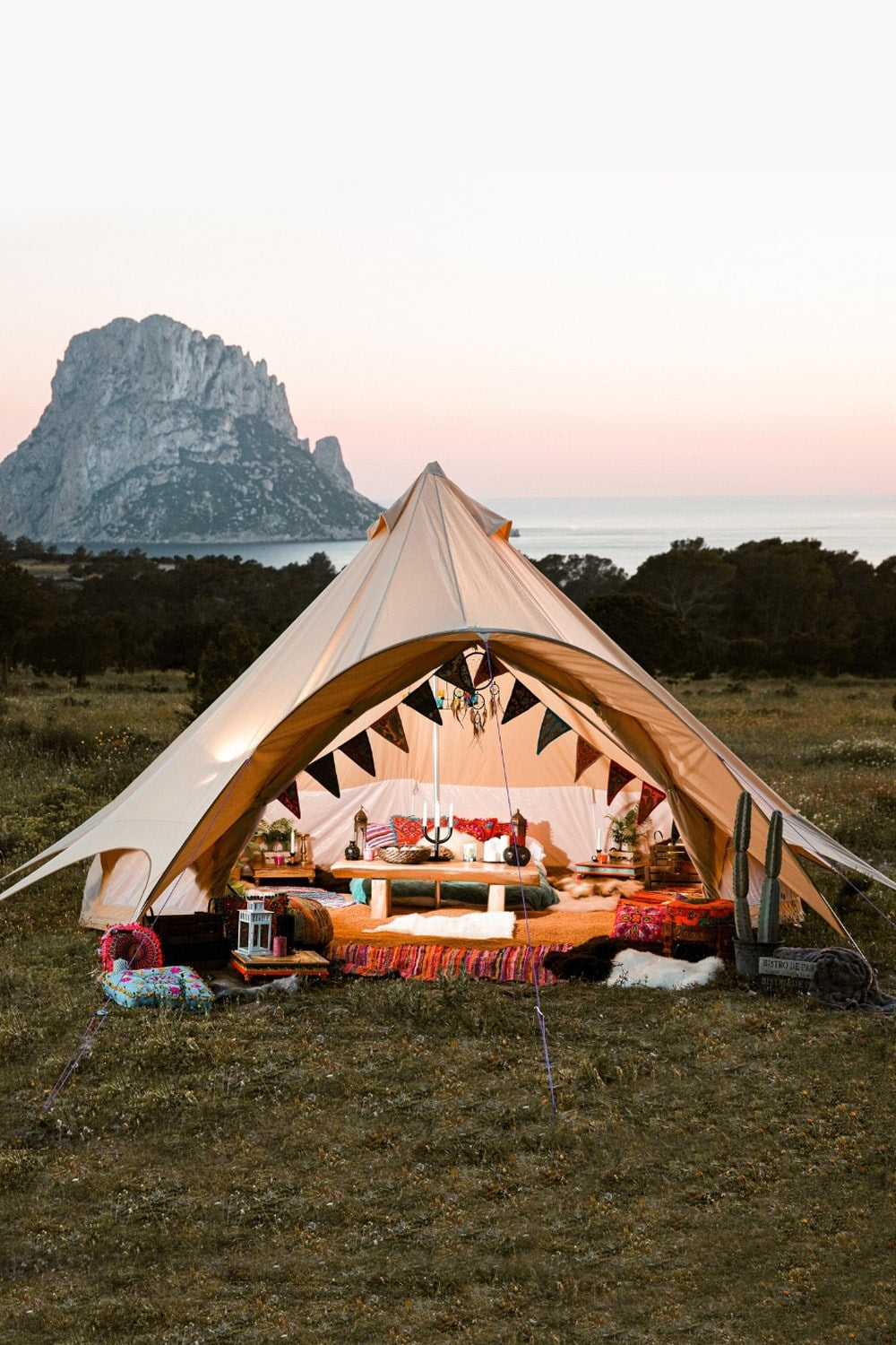  5m Star Bell Tent Canvas 285gsm