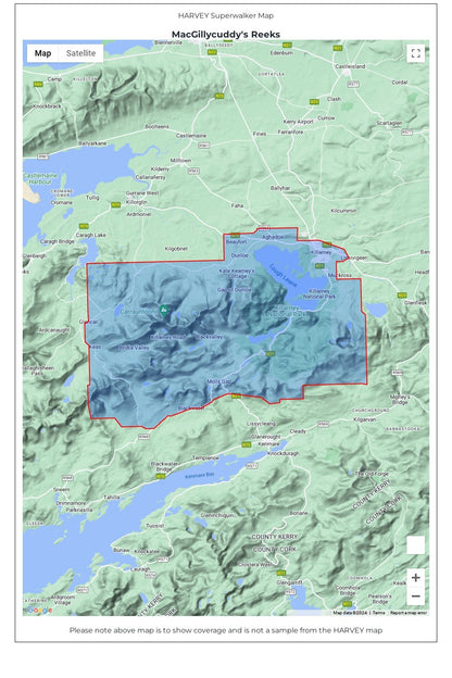 MD0AA8 MacGillycuddy's Reeks Superwalker Map
