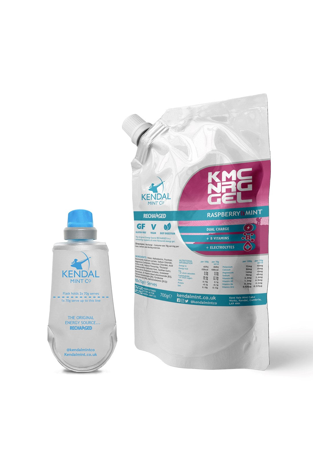  KMC NRG GEL Energy Gel Refill Flask Bundle