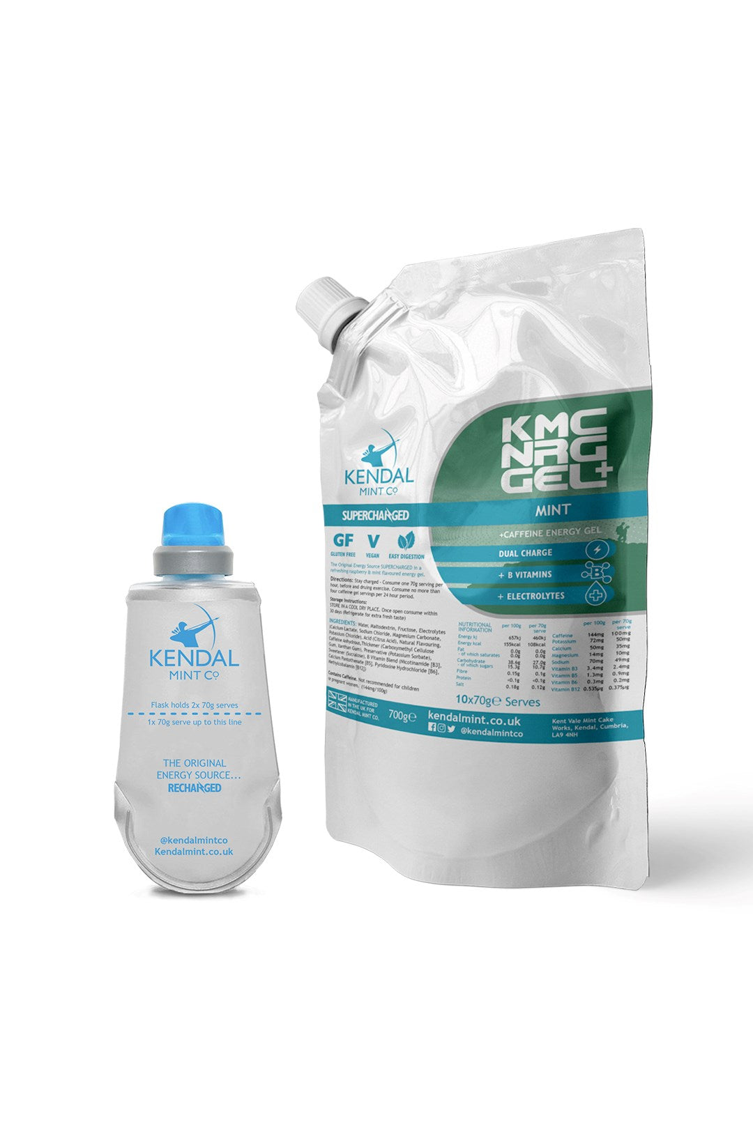  KMC NRG GEL Energy Gel Refill Flask Bundle