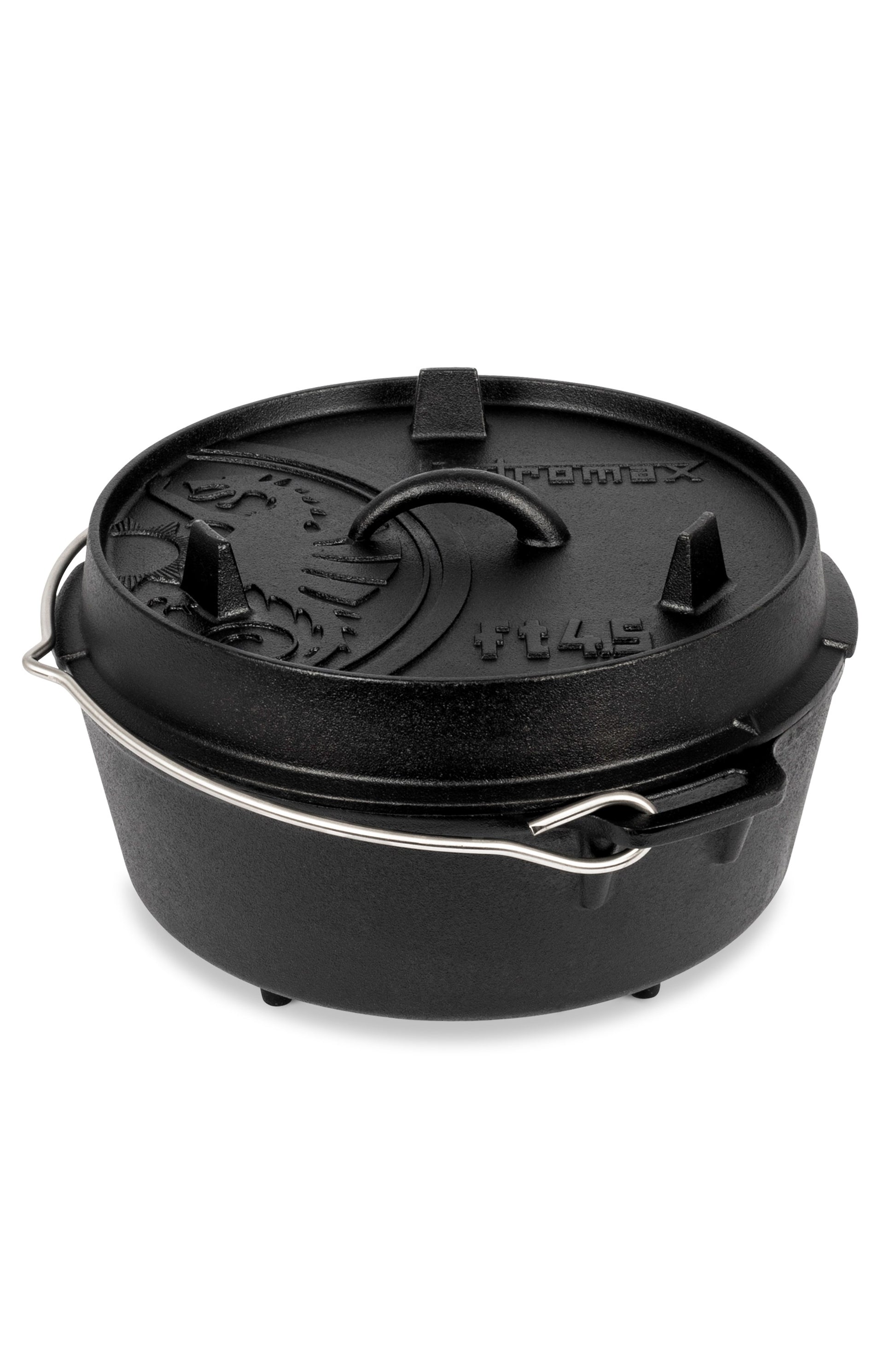 Petromax MD386F 3.5L Cast Iron Dutch Oven With Legs