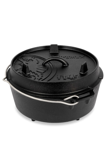 Petromax MD386F 3.5L Cast Iron Dutch Oven With Legs