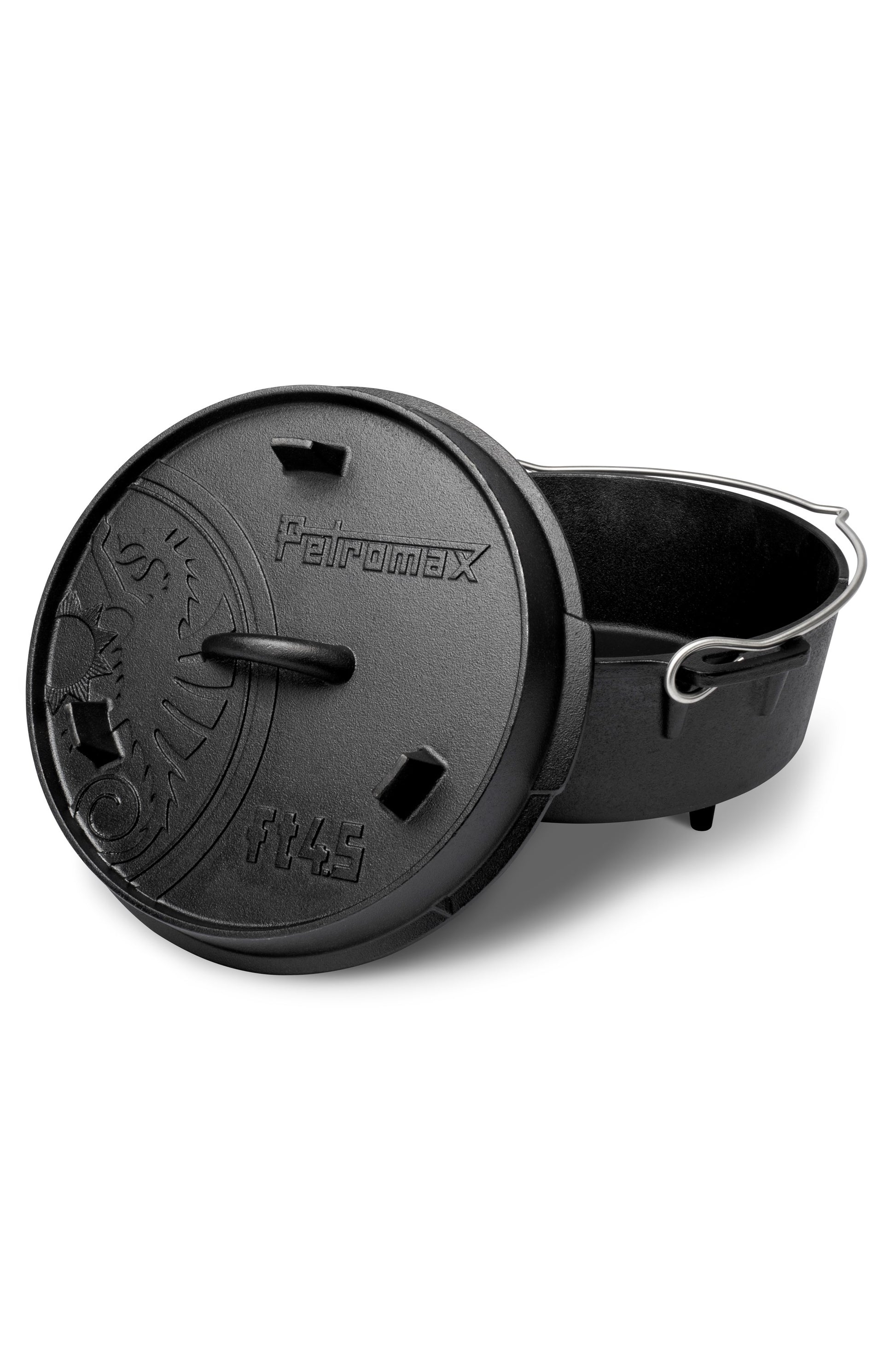 Petromax MD386F 3.5L Cast Iron Dutch Oven With Legs