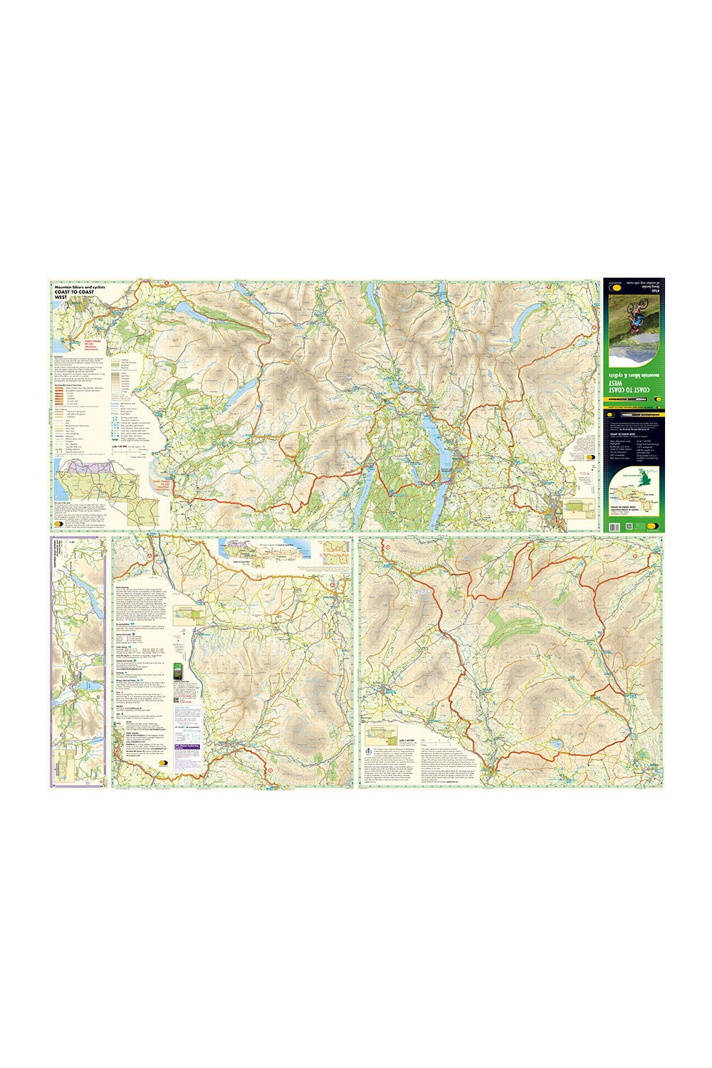  MD5710 Coast To Coast West Cycle Map