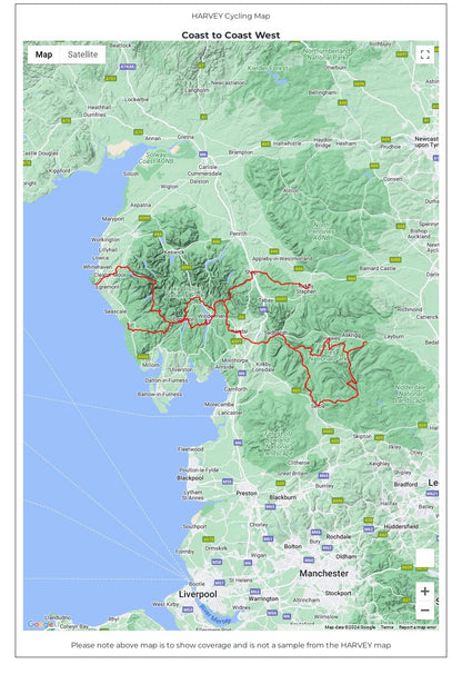  MD5710 Coast To Coast West Cycle Map
