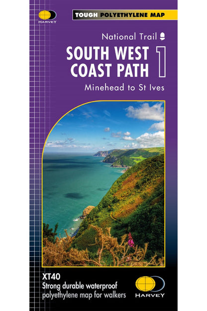  MD7695 South West Coast Path 1 Trail Map