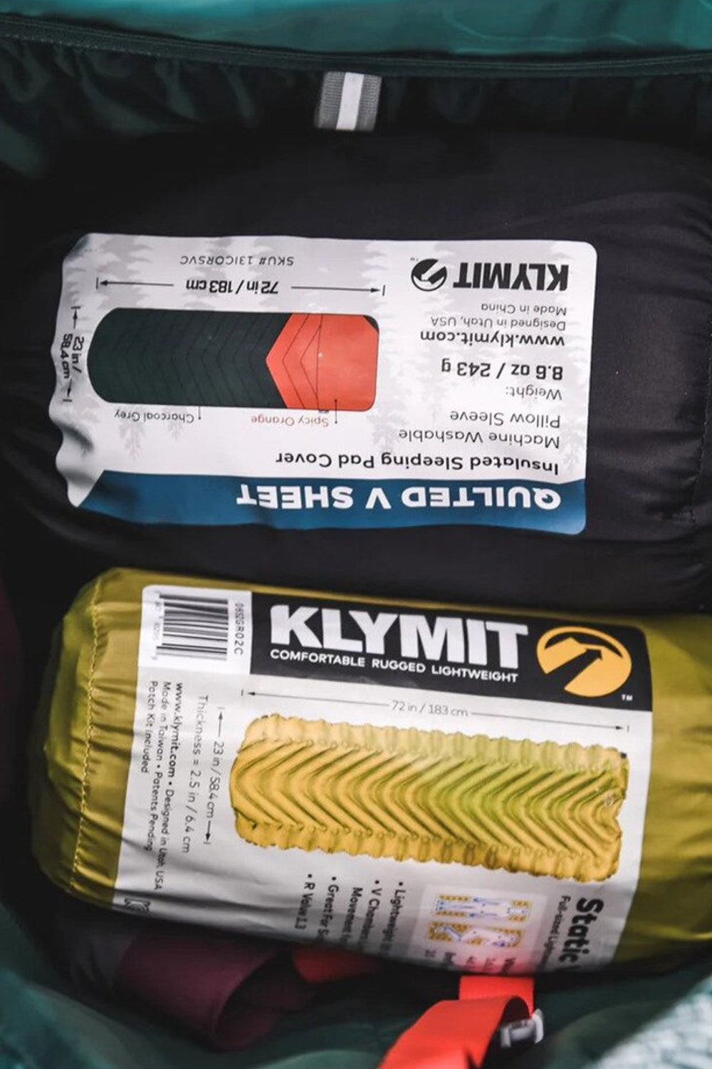 Klymit MD7EAE Quilted V Sheet Pad Cover