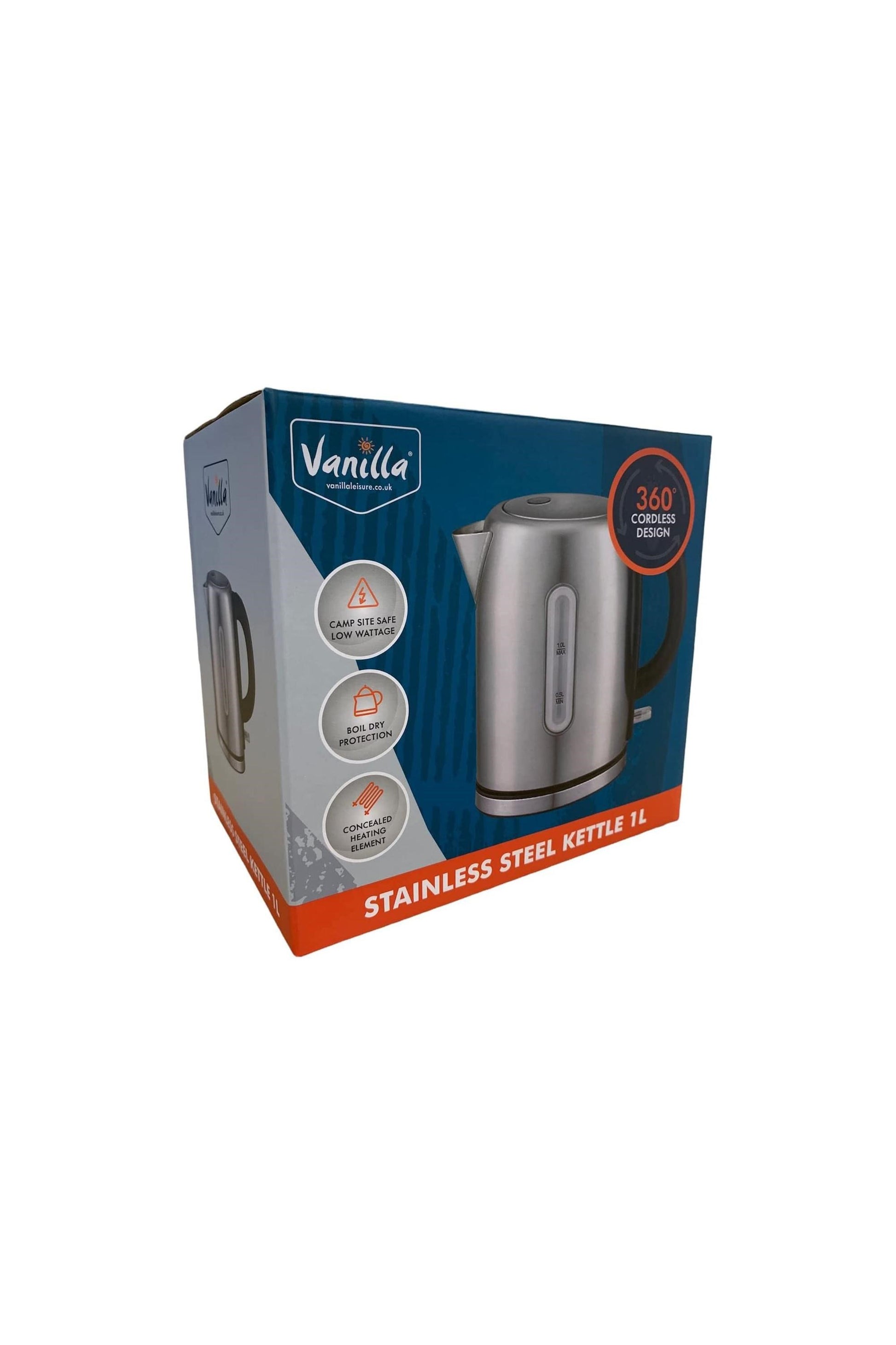  Low Wattage 1L Portable Travel Kettle