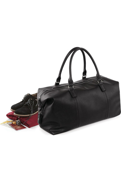  MD905E NuHude Faux Leather Weekender 30L Holdall Bag