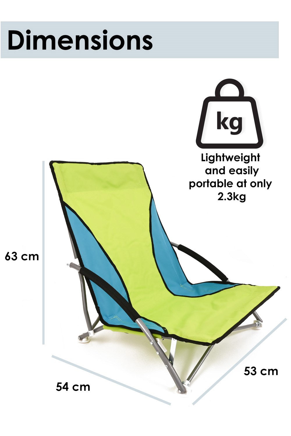  MDB873 Low Camping Chair