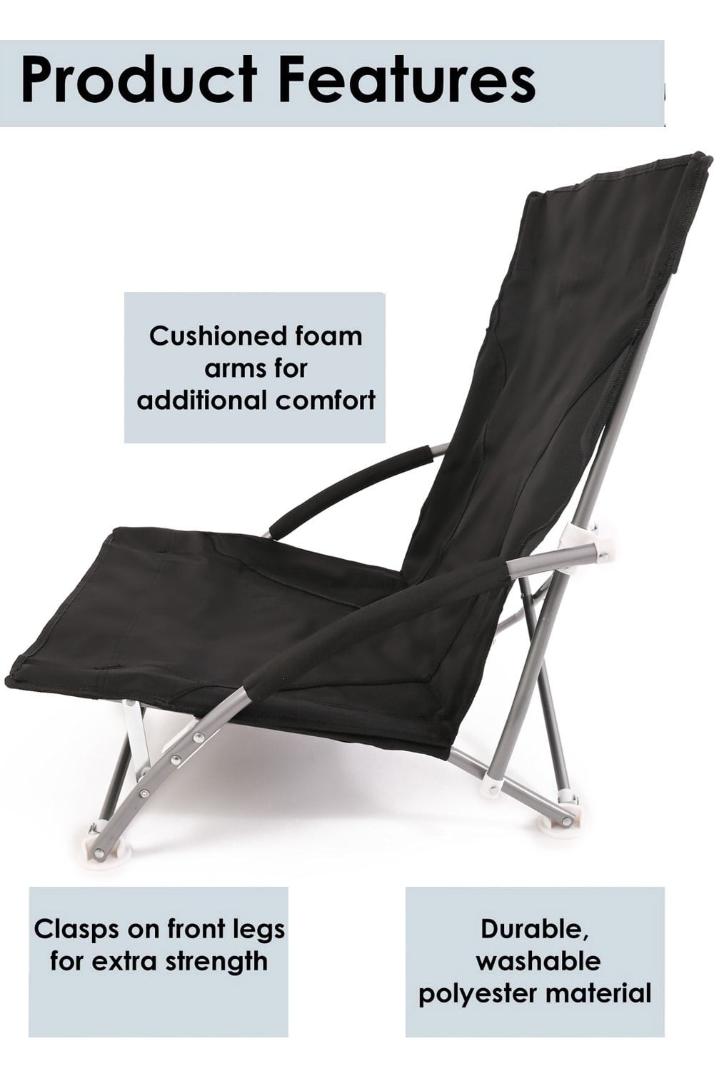  MDB873 Low Camping Chair