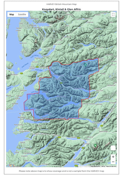  MDBFC5 Knoydart British Mountain Map