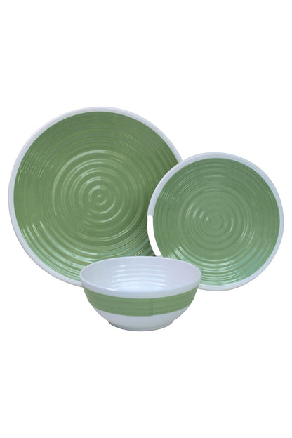  Premium 12pc Melamine Plate & Bowl Set