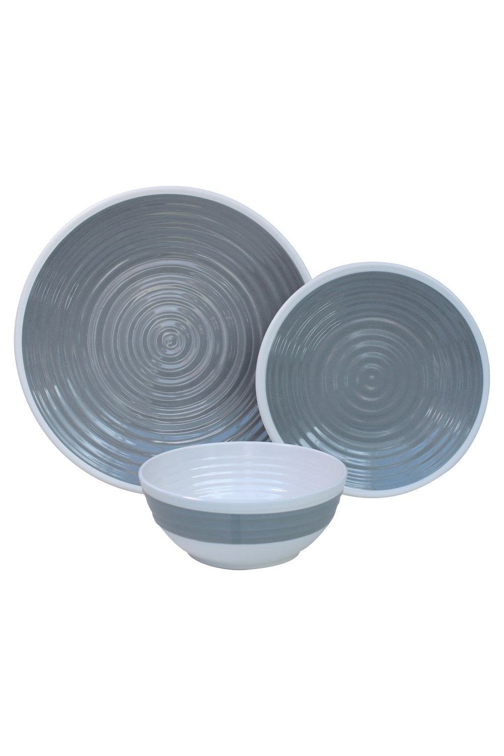  Premium 12pc Melamine Plate & Bowl Set